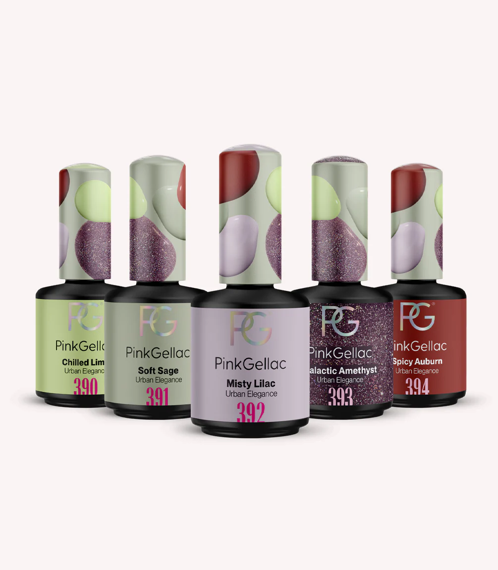 Nail Art Set: Urban Elegance - Pink Gellac